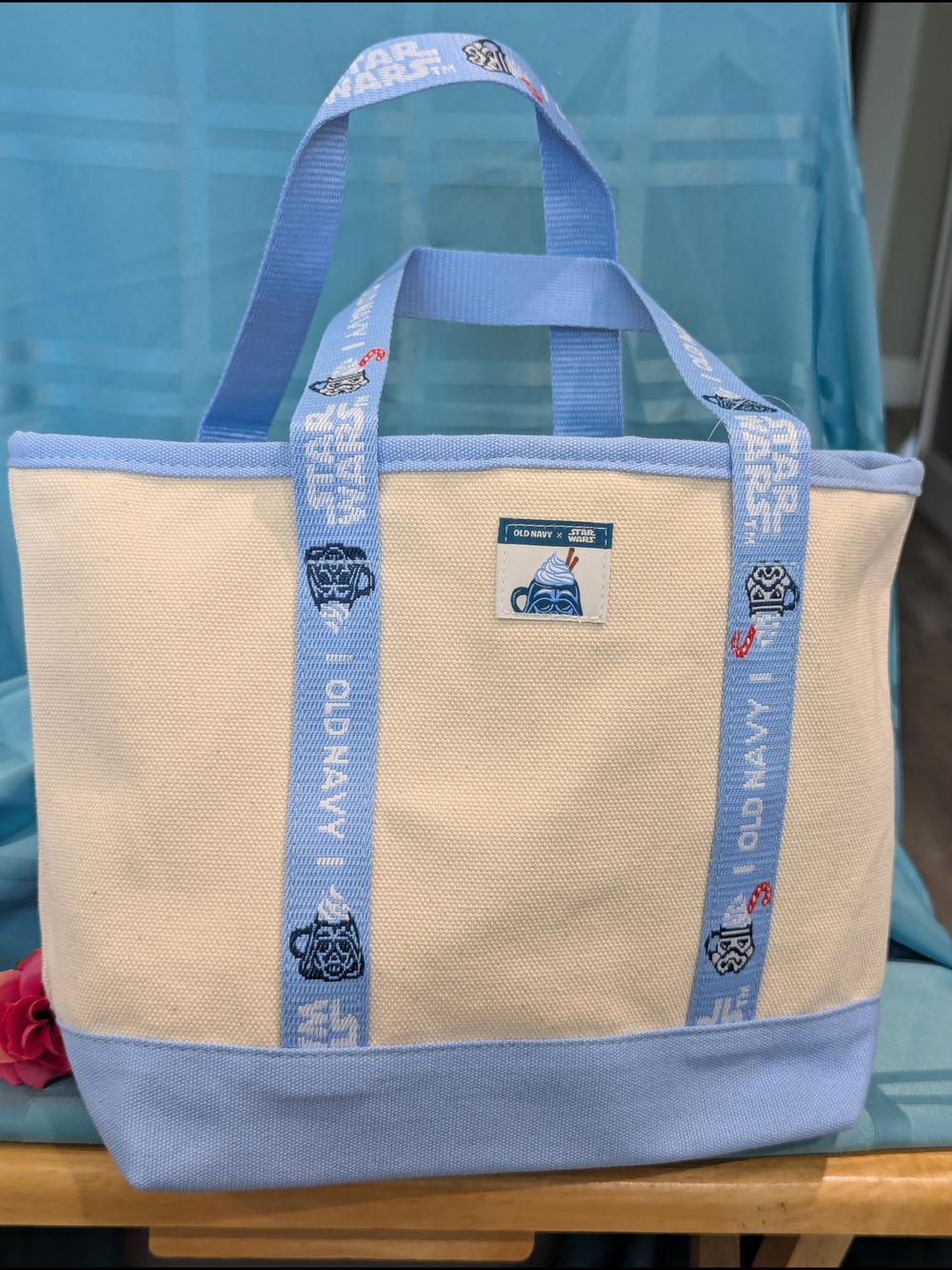 🆕 OLD NAVY X Star Wars Holiday Logo MiniCanvas Tote